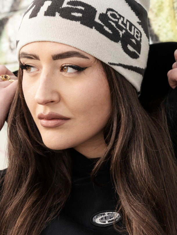 ANXIETY BEANI WHITE