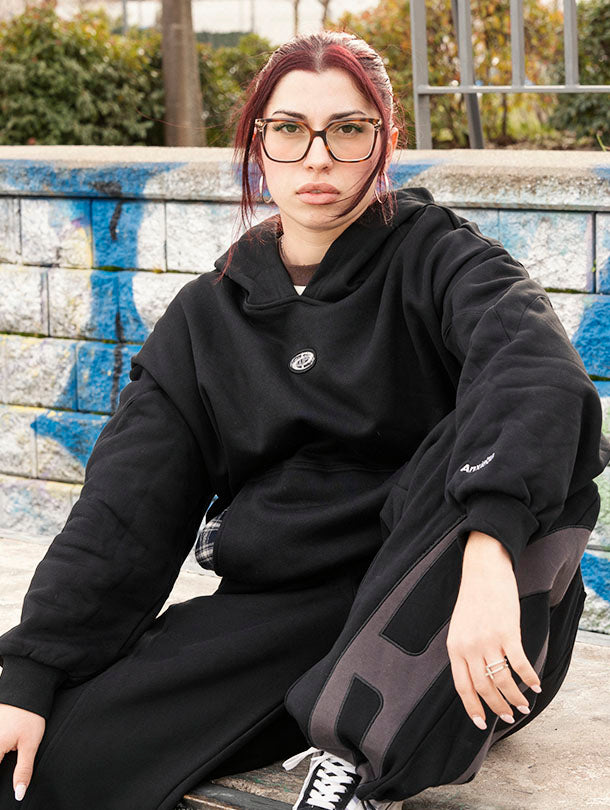 ANXIETY HOODIE BLACK