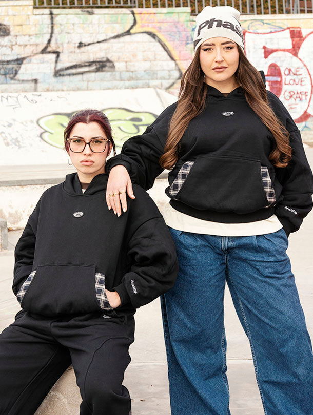 ANXIETY HOODIE BLACK