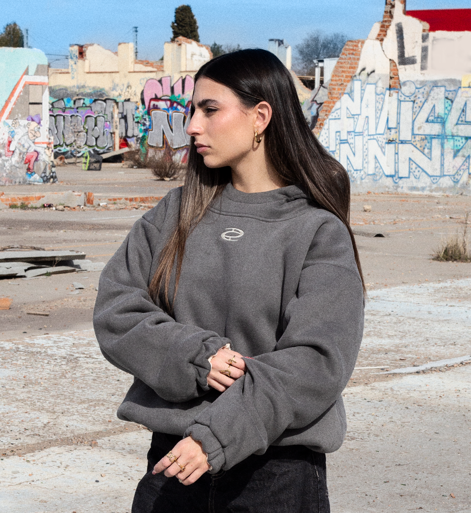 Anxiety Reversible Hoodie