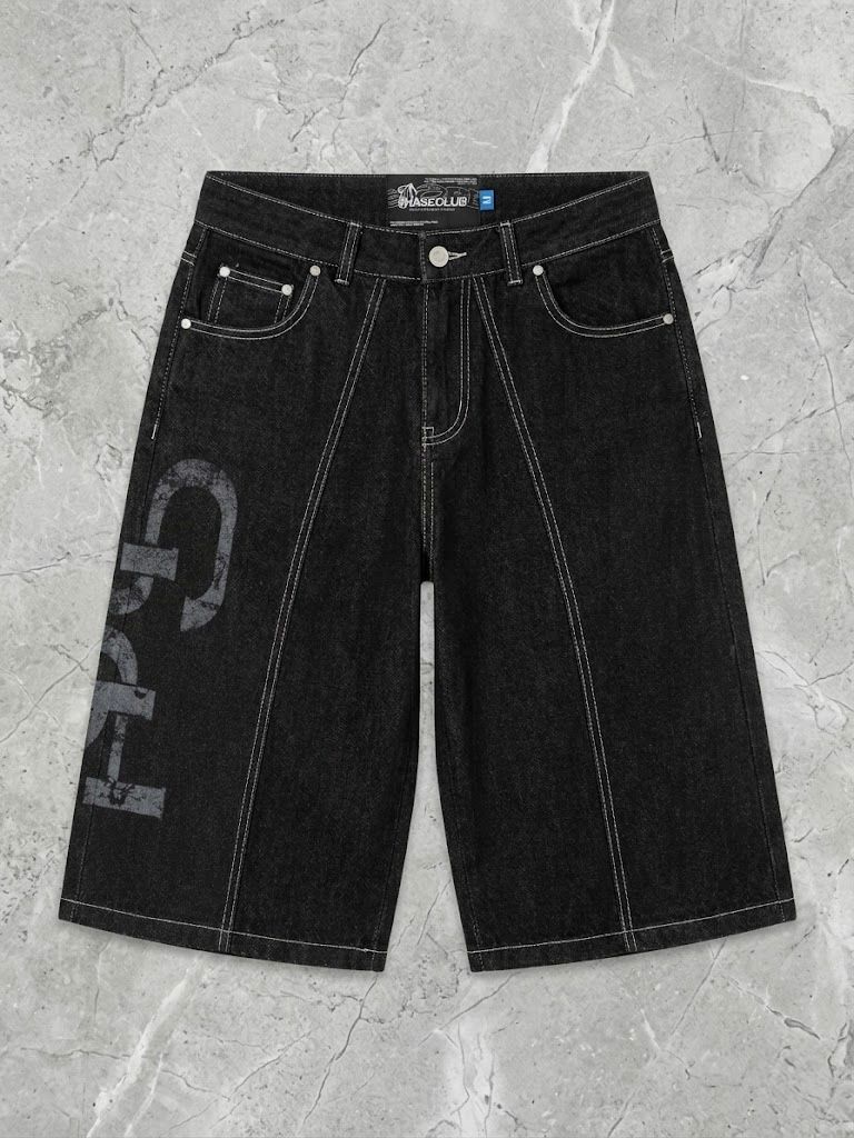 JORTS BLACK DENIM SW26